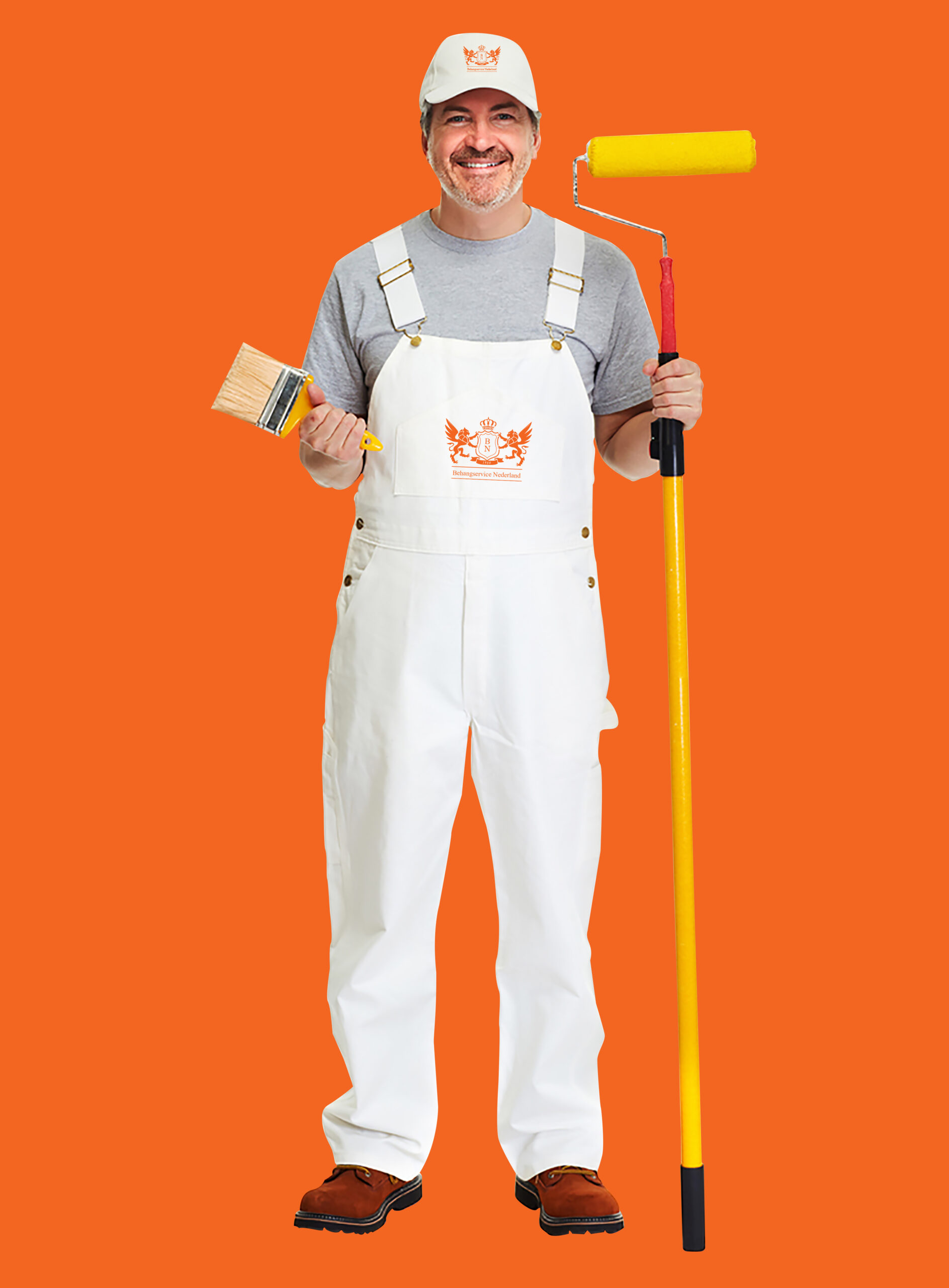 Dit is geert eigenaar van behangbedrijf Behanger Den Haag.